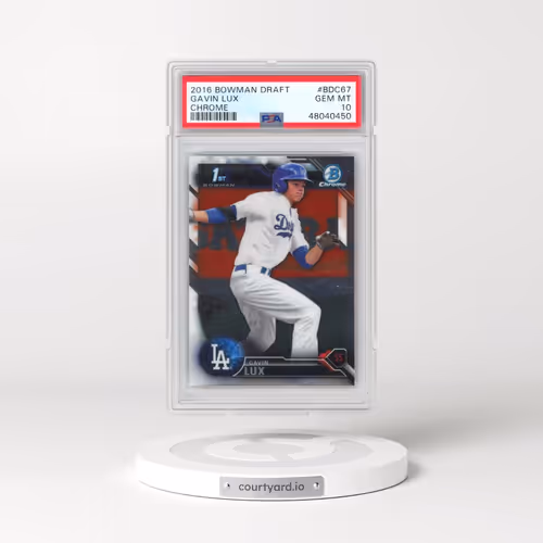 2016 Bowman Draft #BDC67 Gavin Lux - Chrome (PSA 10 GEM MINT)