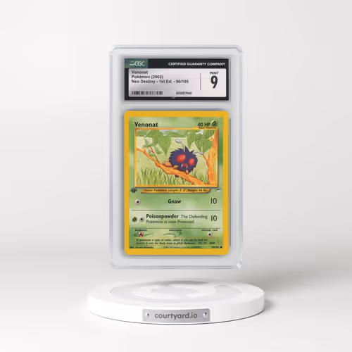 2002 Neo Destiny #90/105 Venonat - 1st Edition 1st Edition (CGC 9 MINT)