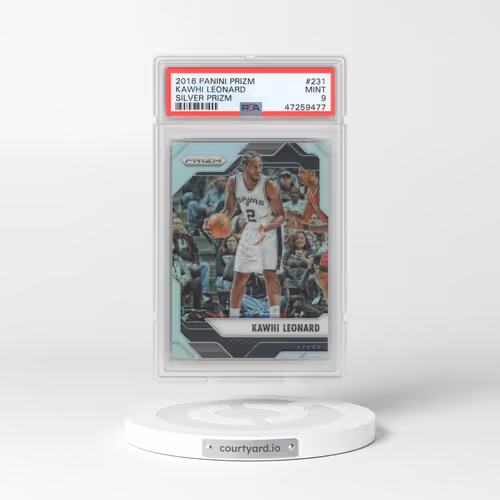 2016 Panini Prizm #231 Kawhi Leonard - Silver Prizm (PSA 9 MINT)