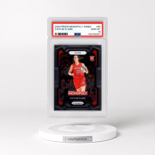 2024 Panini Prizm Monopoly WNBA #65 Caitlin Clark (PSA 10 GEM MINT)