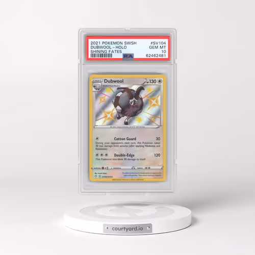2021 Pokémon Sword & Shield Shining Fates #SV104 Dubwool - Holo (PSA 10 GEM MINT)