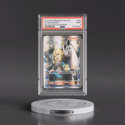 2017 Pokémon Premium Trainer XY Collection Promo #98b Delinquent - Full Art (PSA 9 MINT)