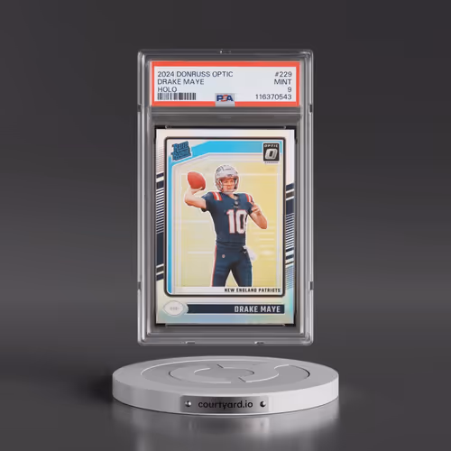 2024 Panini Donruss Optic #229 Drake Maye - Holo (PSA 9 MINT)