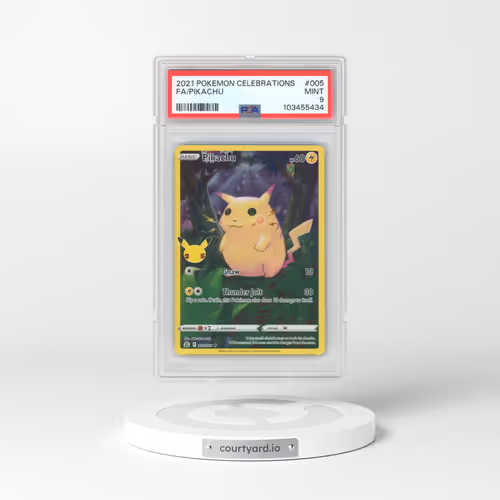 2021 Pokémon Celebrations #005 Pikachu - Full Art (PSA 9 MINT)