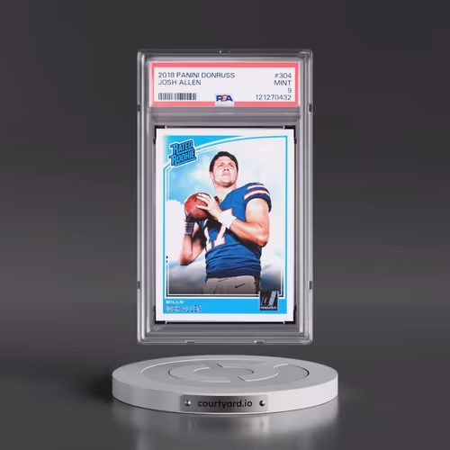2018 Panini Donruss #304 Josh Allen (PSA 9 MINT)