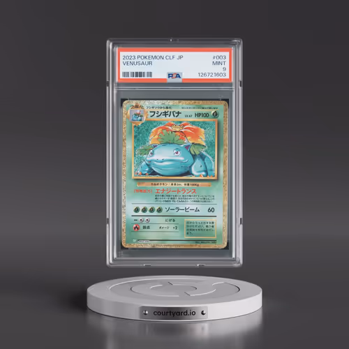 2023 Pokémon Clf-Trading Card Game Classic Venusaur & Lugia EX Deck #003 Venusaur (PSA 9 MINT)