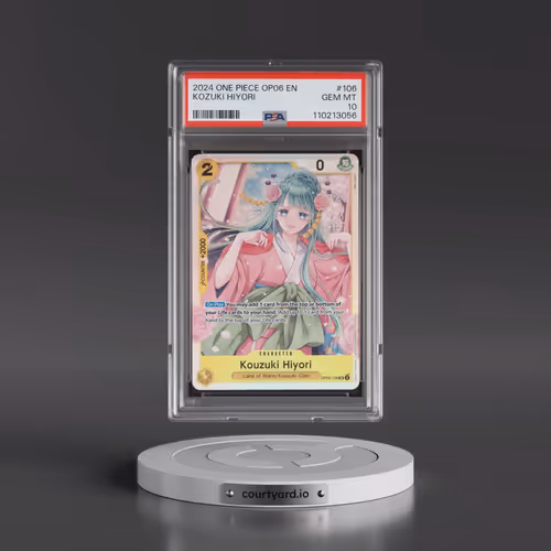 2024 One Piece Wings of the Captain #106 Kozuki Hiyori (PSA 10 GEM MINT)
