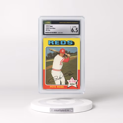1975 Topps #320 Pete Rose - All Star (CSG 6.5 EX-NM+)
