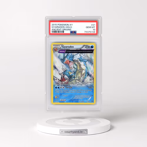 2015 Pokémon XY Ancient Origins #21 Gyarados - Holo (PSA 10 GEM MINT)