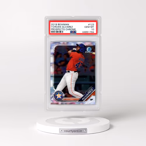 2019 Bowman Prospects Chrome #123 Yordan Alvarez (PSA 10 GEM MINT)
