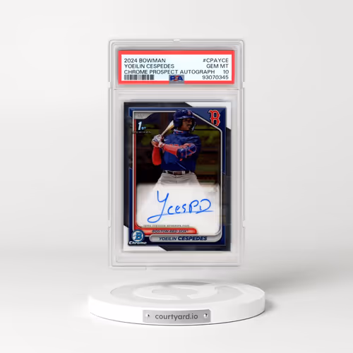 2024 Bowman Chrome Prospect Autographs #CPAYCE Yoeilin Cespedes (PSA 10 GEM MINT)