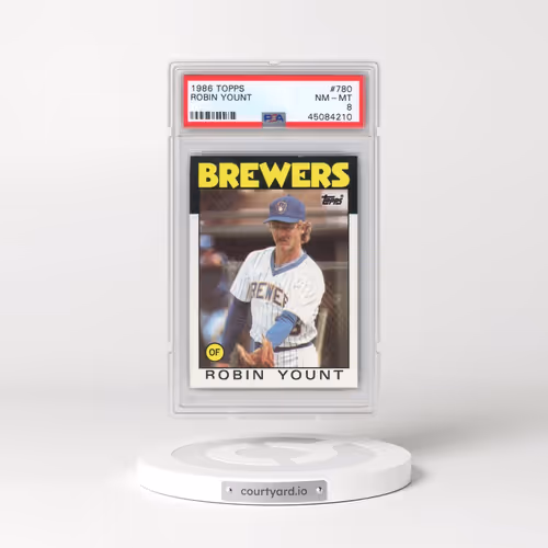 1986 Topps #780 Robin Yount (PSA 8 NM-MT)