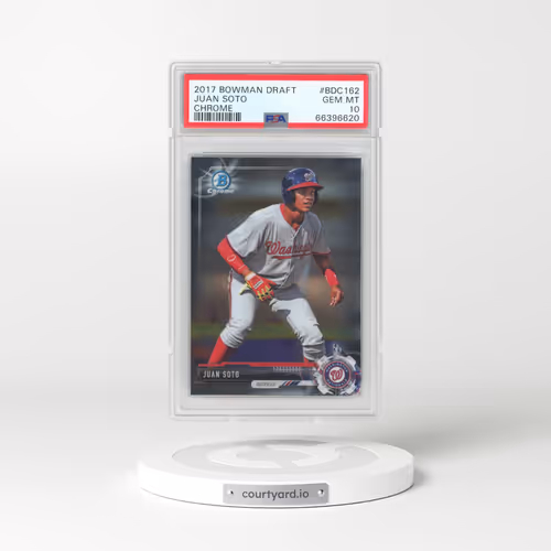 2017 Bowman Draft #BDC162 Juan Soto - Chrome (PSA 10 GEM MINT)