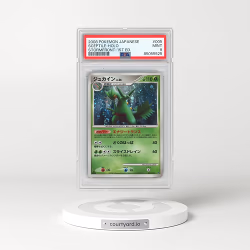 2008 Pokémon Stormfront #005 Sceptile - 1st Edition Holo (PSA 9 MINT)
