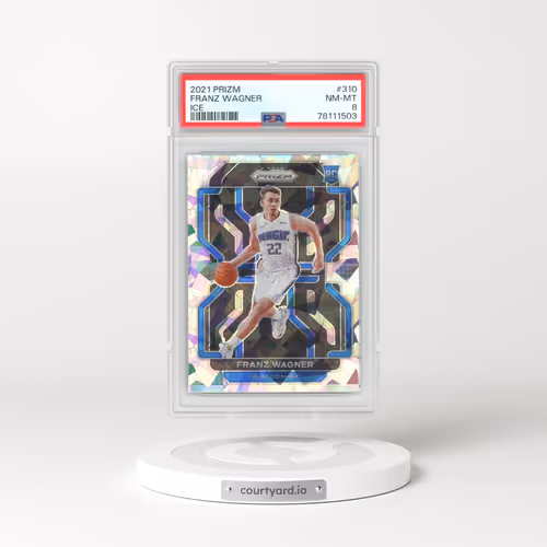 2021 Panini Prizm #310 Franz Wagner - Ice (PSA 8 NM-MT)