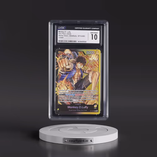 2024 Starter Deck: 3 Brothers (ST13) - English #ST13-003 Monkey D. Luffy (CGC 10 GEM MINT)