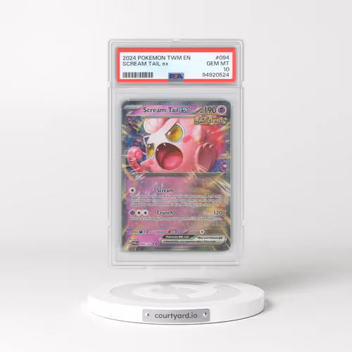 2024 Pokémon Twm EN-Twilight Masquerade #094 Scream Tail EX - Holo (PSA 10 GEM MINT)