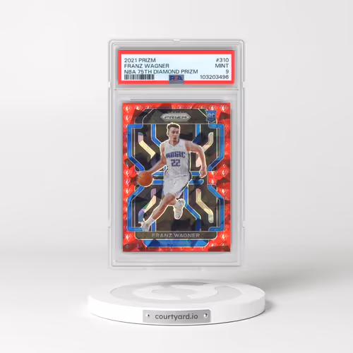 2021 Panini Prizm #310 Franz Wagner - NBA 75th Diamond Prizm (PSA 9 MINT)