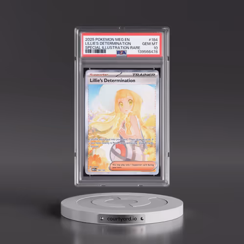 2025 Pokémon Meg EN-Mega Evolution #184 Lillie's Determination - Special Illustration Rare (PSA 10 G