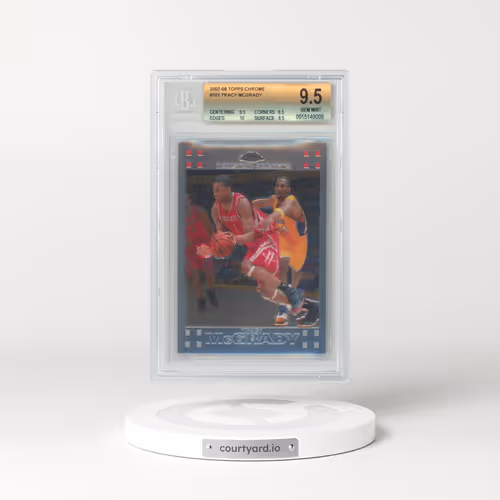 2007 Topps Chrome #101 Tracy McGrady (BGS 9.5 GEM MINT)