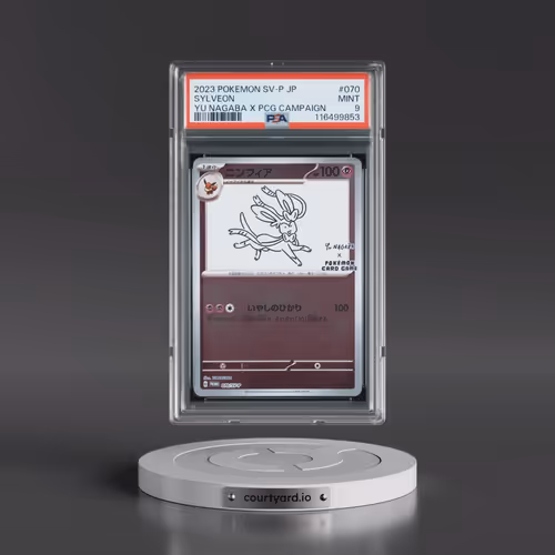 2023 Pokémon SV-P Promo #070 Sylveon - YU Nagaba X Pokemon Card Game Campaign (PSA 9 MINT)