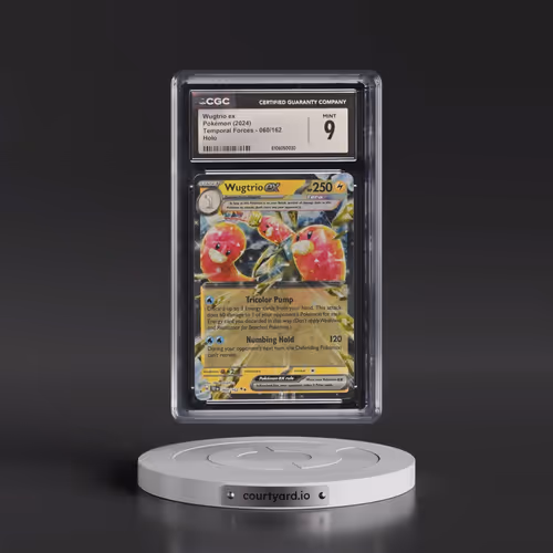 2024 Pokémon Tef EN-Temporal Forces #060 Wugtrio EX - Holo (CGC 9 MINT)