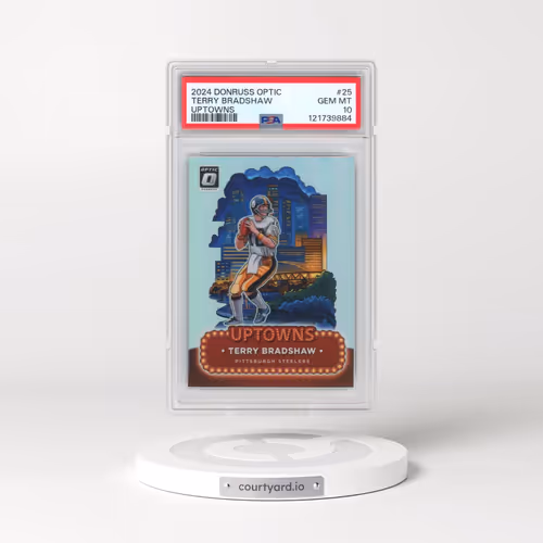 2024 Panini Donruss Optic Uptowns #25 Terry Bradshaw (PSA 10 GEM MINT)
