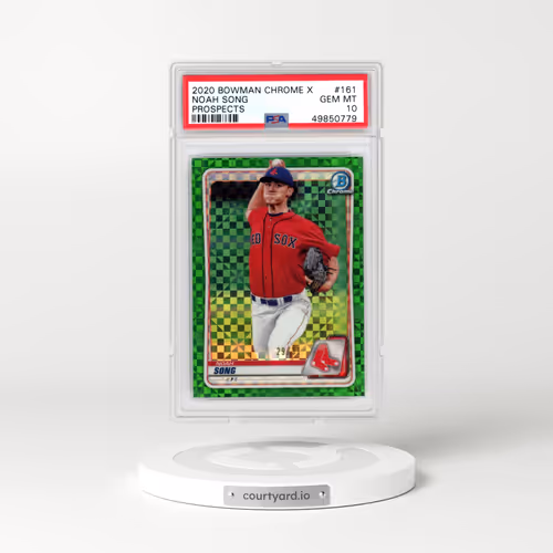2020 Bowman Chrome X Prospects #161 Noah Song (PSA 10 GEM MINT)