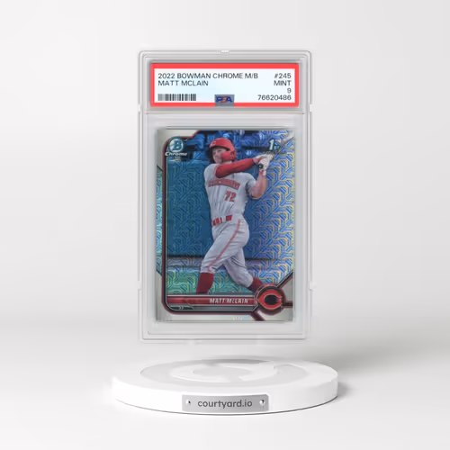 2022 Bowman Mega Box Chrome #245 Matt Mclain (PSA 9 MINT)