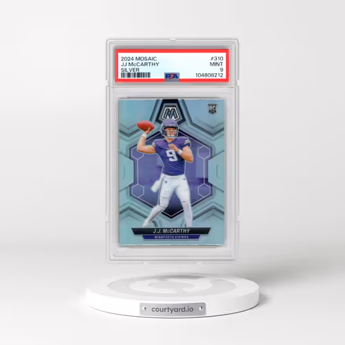 2024 Panini Mosaic #310 JJ McCarthy - Silver (PSA 9 MINT)
