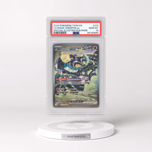 2024 Pokémon Twm EN-Twilight Masquerade #215 Cornerstone Mask Ogerpon EX - Holo Special Illustration
