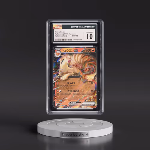 2023 Pokémon Card 151 #038/165 Ninetales ex - Holo (CGC 10 GEM MINT)