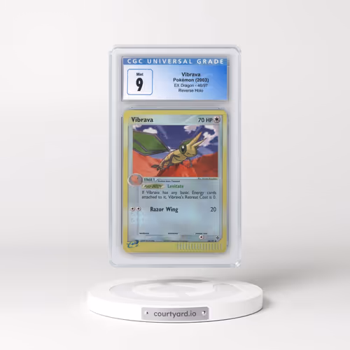 2003 EX Dragon (2003 Copyright, w/ "e" Symbol) #46/97 Vibrava - Reverse Holo (CGC 9 MINT)