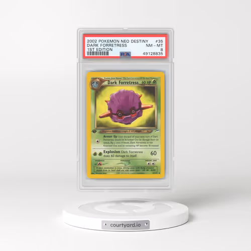 2002 Neo Destiny #35 Dark Forretress - 1st Edition (PSA 8 NM-MT)