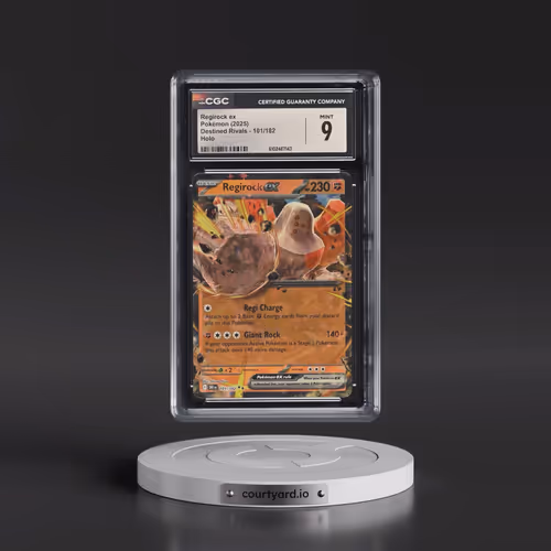 2025 Pokémon Dri EN-Destined Rivals #101 Regirock EX - Holo (CGC 9 MINT)