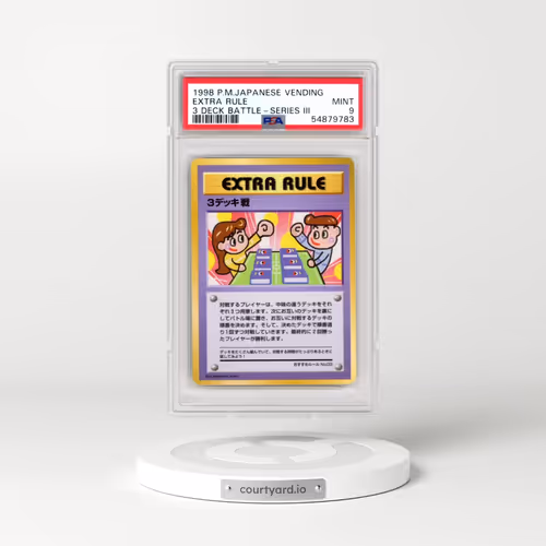 1998 Pokémon Vending Extra Rule - 3 Deck Battle-Series III (PSA 9 MINT)
