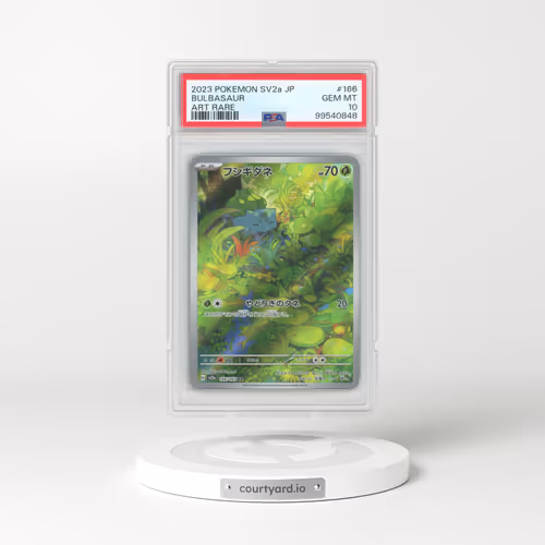 2023 Pokémon Sv2a-Pokemon 151 #166 Bulbasaur - Art Rare (PSA 10 GEM MINT)