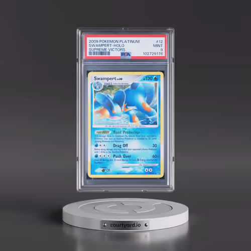 2009 Pokémon Platinum Supreme Victors #12 Swampert - Holo (PSA 9 MINT)