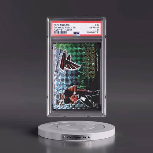 2024 Panini Mosaic Capital Gains #18 Michael Penix Jr. (PSA 10 GEM MINT)