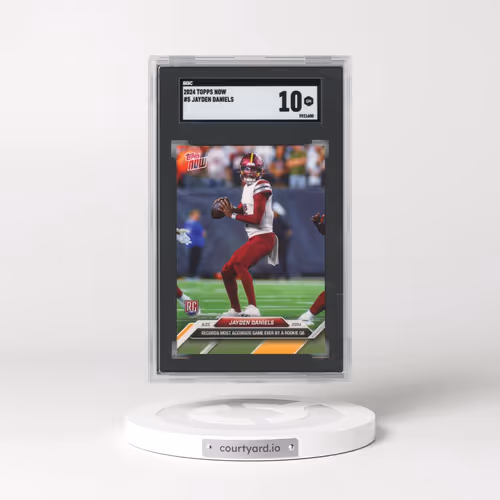 2024 Topps Now #5 Jayden Daniels (SGC 10 GEM MINT)