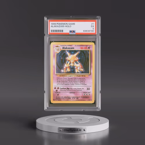 1999 Pokémon Game #1 Alakazam - Holo (PSA 5 EX)