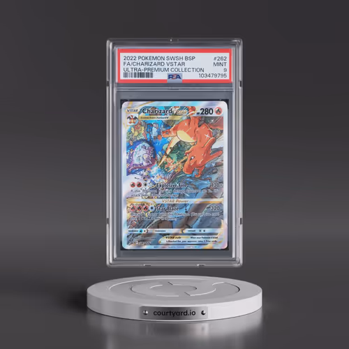 2022 Pokémon Swsh Black Star Promo #262 Charizard Vstar - Full Art Sword & Shield Ultra-Premium Coll