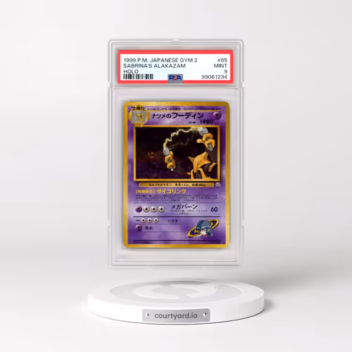 1999 Pokémon Gym 2 #65 Sabrina's Alakazam - Holo (PSA 9 MINT)