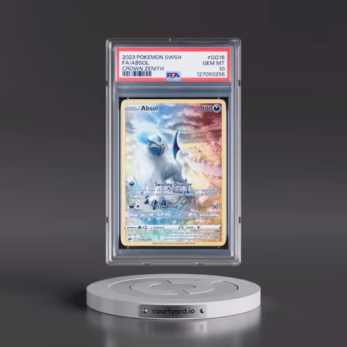2023 Pokémon Sword and Shield Crown Zenith #GG16 Absol - Full Art (PSA 10 GEM MINT)