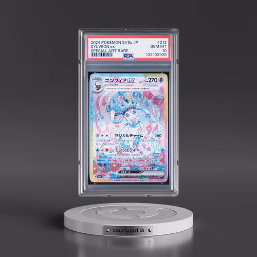 2024 Pokémon Sv8a-Terastal Fest EX #212 Sylveon EX - Holo Special Art Rare (PSA 10 GEM MINT)