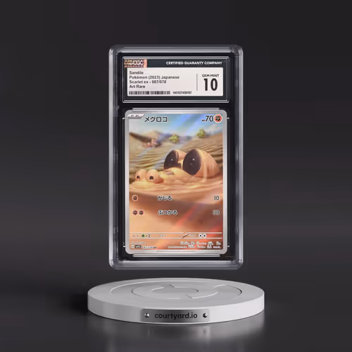 2023 Scarlet ex #087/078 Sandile - Art Rare Holo (CGC 10 GEM MINT)