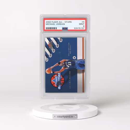 2002 Fleer Tradition All-Stars #4 Michael Jordan (PSA 9 MINT)