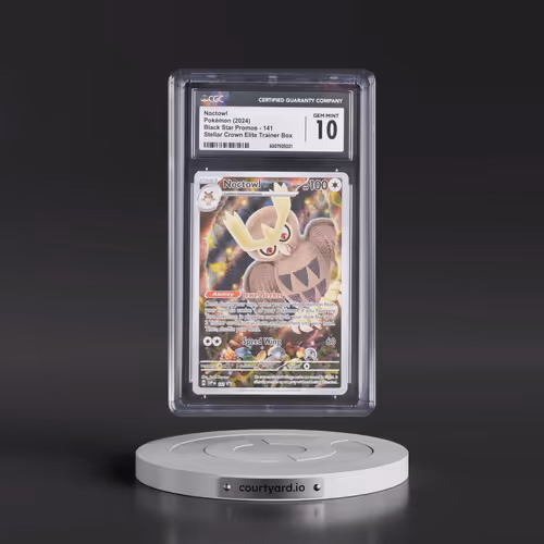 2024 Pokémon Svp EN-SV Black Star Promo #141 Noctowl - Stellar Crown Elite Trainer Box (CGC 10 GEM M