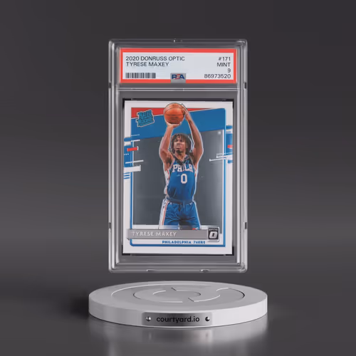 2020 Panini Donruss Optic #171 Tyrese Maxey (PSA 9 MINT)