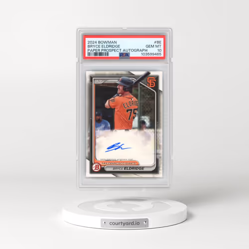 2024 Bowman Paper Prospect Autographs #BE Bryce Eldridge (PSA 10 GEM MINT)